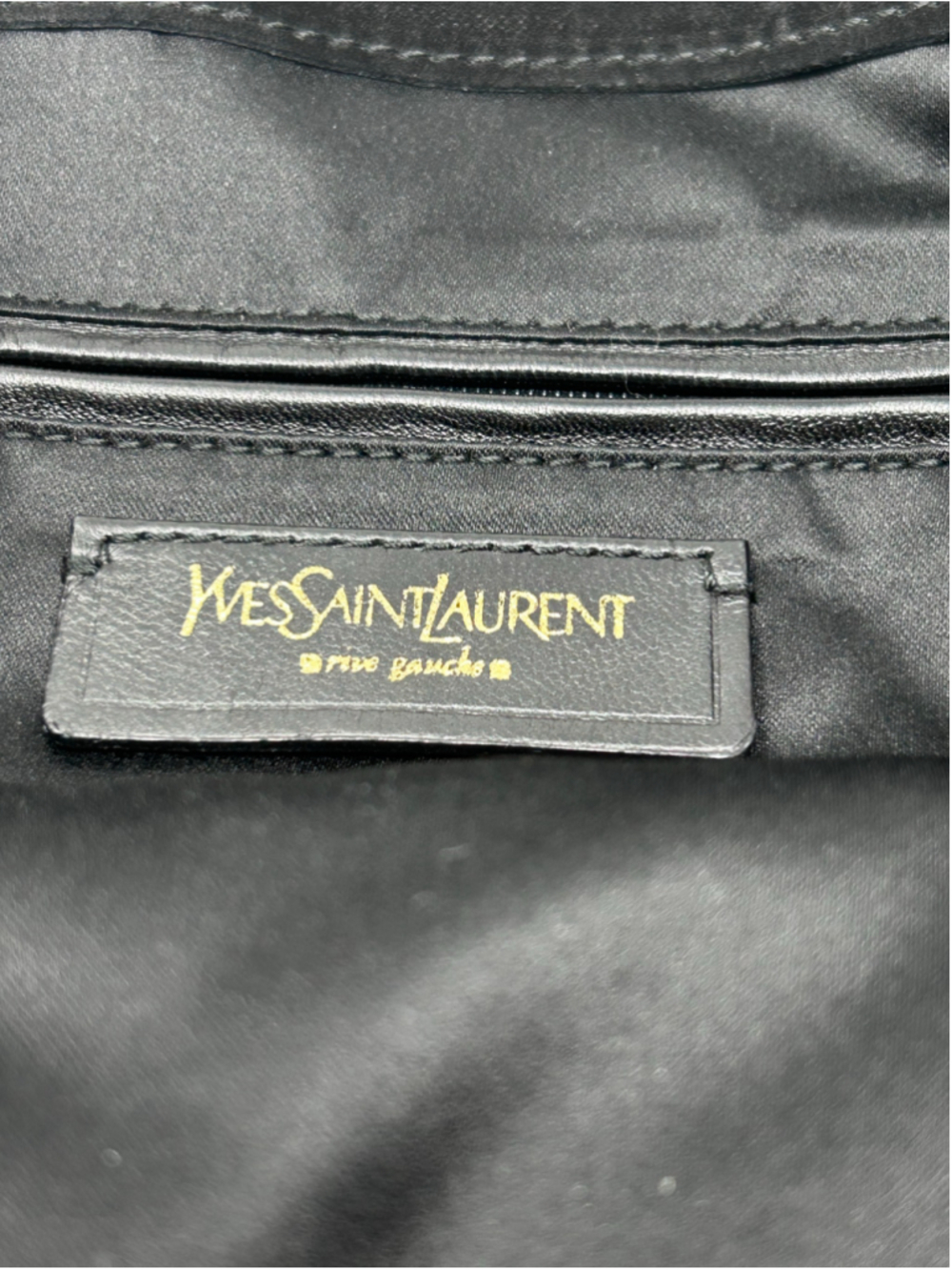 YSL Downtown Tote Black Patent Leather Large Shoulder Bag Gold Hardware - Picture 13 of 16